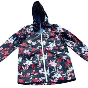 Floral Waterproof Coverup Jacket